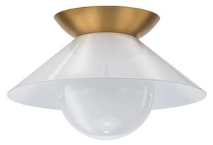 Quintiesse QN-SAUCER-FM-AB-OPAL - Plafoniera SAUCER 1xE27/40W/230V dorata
