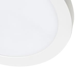 Faretto da incasso o superfie bianco 30 cm con LED 3 gradini 3000-6500K - TRANS