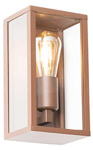 Lampada da parete industriale marrone ruggine 26 cm IP44 - Charlois