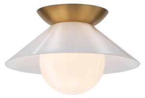 Quintiesse QN-SAUCER-FM-AB-OPAL - Plafoniera SAUCER 1xE27/40W/230V dorata