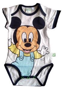 Set di 2 Body Neonato Disney Mickey Mouse, Estivo, da 1 a 24 mesi