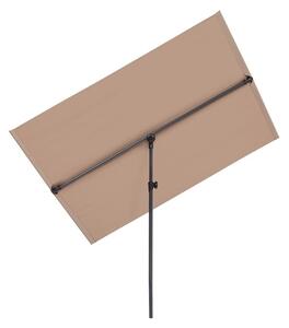 Blumfeldt Flex-Shade L ombrellone 130 x 180 cm poliestere UV 50 grigio talpa