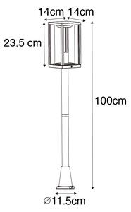 Lanterna industriale da esterno marrone ruggine 100 cm IP44 - Charlois