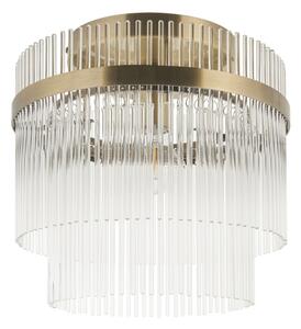 Endon 119492 - Plafoniera a montaggio superficiale MARIETTA 1xE27/10W/230V ottone/trasparente