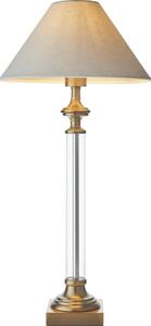 Endon 119972 - Lampada da tavolo AVEBURY 1xE27/10W/230V ottone/grigio