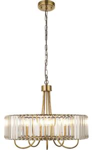 Endon 119610 - Lampadario a catena VISCONTI 5xE14/6W/230V in ottone