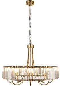 Endon 119611 - Lampadario a catena VISCONTI 8xE14/6W/230V ottone