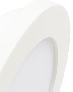 Plafoniera tonda bianca 17cm IP44 LED dimm 3 livelli - STEVE