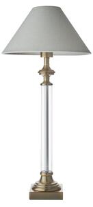Endon 119972 - Lampada da tavolo AVEBURY 1xE27/10W/230V ottone/grigio