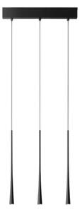 Lampadario moderno gea luce dafne s3p fda3pn led nero alluminio - Gea Luce