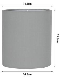 Brilagi - Lampada da parete LED flessibile NUBILA 1xE27/25W/230V+LED/3W cromo/grigio chiaro