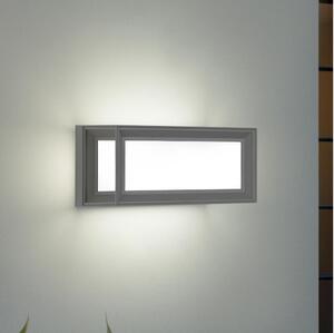 Brilagi - Lampada da parete LED per esterni PARKER/12W/230V grigio IP44