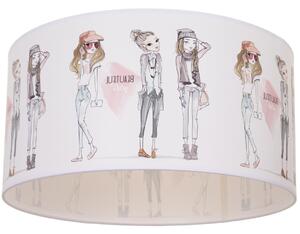 Plafoniera per cameretta GIRLS VIBES 1xE27/60W/230V diam. 40 cm per ragazze