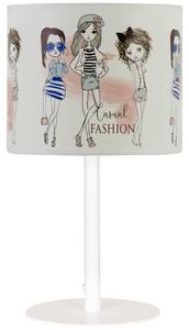 Lampada da tavolo per bambine GIRLS VIBES 1xE27/60W/230V diam. 18 cm