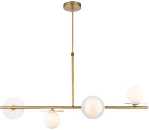 Endon 120038 - Lampadario a stelo CERCHIO 4xG9/5W/230V ottone