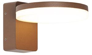 Lampada da parete per esterni moderna marrone ruggine con LED IP54 - Esmee