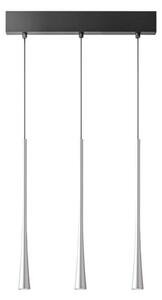Lampadario moderno gea luce dafne s3p fda3pa led argento alluminio - Gea Luce