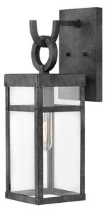 Quintiesse QN-PORTER-M-DZ - Lampada da parete esterna PORTER M 1x E27/60W/230V IP44 nero