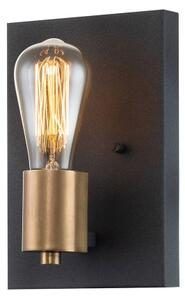 Quintiesse QN-SILAS1-DZ - Applique SILAS 1xE27/60W/230V nero/oro