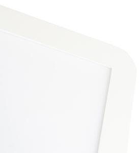 Plafoniera bianca 40 cm con LED dimmerabile a 3 gradini IP44 - Steve