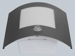 Lampada da parete per esterno antracite con sensore di movimento IP44 - Emmerald 1