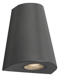 Lampada da parete moderna grigio scuro IP44 - Dreamy