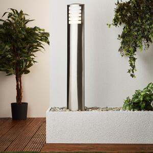 Lampada da terra per esterni BRILLIANT Todd | semplice luce per esterni | acciaio inox/plastica | IP44 | resistente agli spruzzi | 1x E27 max. 40 W