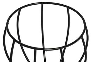 Plafoniera moderna nera 50 cm rotonda 3 luci - BOTU
