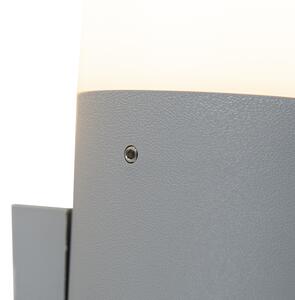 Applique moderna esterno grigio IP55 LED - AMELIA