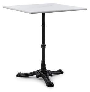 Blumfeldt Patras Onyx - Tavolino da bistro con marmo art-nouveau, 60 x 60 cm, altezza: 72 cm, tre gambe di appoggio