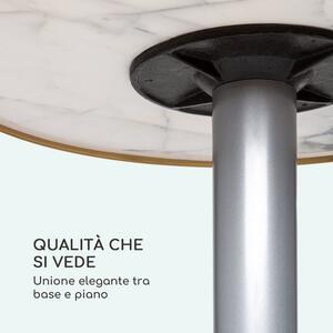 Blumfeldt Patras Jewel - Tavolo di marmo, art nouveau, O: 57,5 cm, altezza: 75 cm, ghisa, base d'appoggio