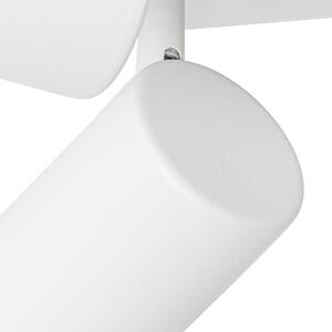 Plafoniera moderna quadrata bianca orientabile a 4 luci - Jeana