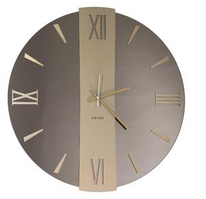 Orologio Da Muro 45 cm Struttura, � uno specchio DORATO VEGA SMALL Diametro 45 cm lancette in metallo numeri colore ORO METALLIZZATO a rilievo , l'orologio specchio