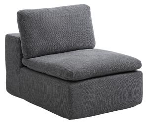 Poltrona in tessuto grigio antracite - CORTOLINE