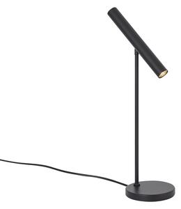 Lampada da tavolo moderna nera con LED e dimmer touch - Neva