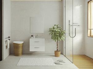 Mobile per bagno sospeso con lavabo singolo 60 cm Bianco - KAYLA