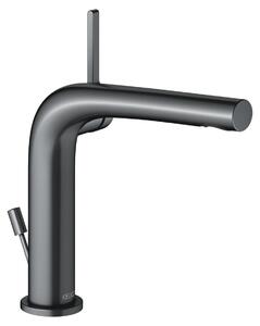 Miscelatore monocomando Keuco per lavabo 150 EDITION 400 con scarico a scomparsa 1 1/4" cromo nero spazzolato 51502130000
