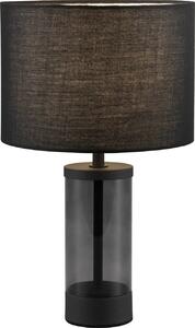 Lampada da tavolo GRAZIA paralume in tessuto nero