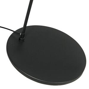 Lampada ad arco moderna nera con lampadine smart A60 Wifi - VINOSSA