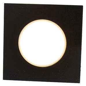 Set di 6 faretti da incasso neri con LED dimmerabile a 3 livelli IP65 - Simply