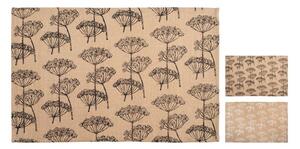 Set 12 tovagliette Soffioni in juta decori assortiti cm 30x45
