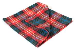 Set 2 tovaglioli Tartan in cotone e poliestere cm 42