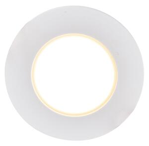 Set di 6 faretti da incasso bianchi con LED dimmerabile Dim to Warm 7W IP65 - Blanca