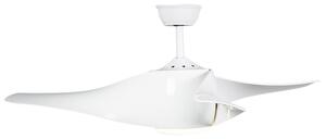 Ventilatore da soffitto bianco con LED con telecomando - Sirocco 50
