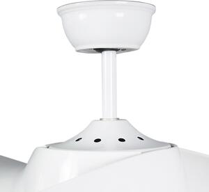 Ventilatore da soffitto bianco con LED con telecomando - Sirocco 50