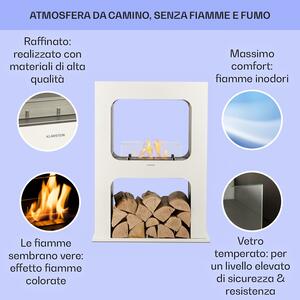 Klarstein Phantasma Pena - Camino a etanolo, combustione inodore & senza fumo, bioetanolo