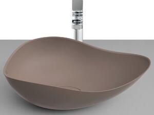 Roca Ohtake lavabo 54x37.5 cm da appoggio marrone/beige A327A13660
