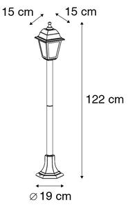 Lampione lanterna classica nera 122 cm - CAPITAL