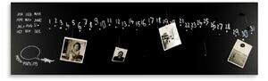 Design Object Lavagna magnetica con calendario con magneti inclusi per foto e appunti 