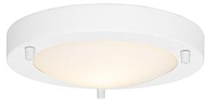 Plafoniera moderna bianca 18 cm IP44 - Yuma